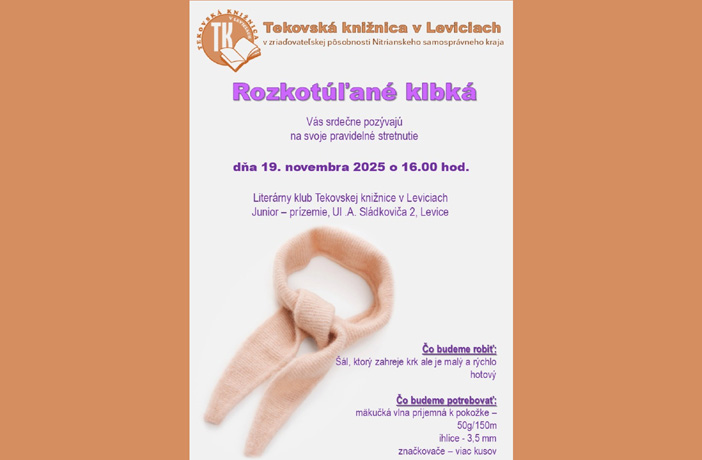 ROZKOTÚĽANÉ KLBKÁ